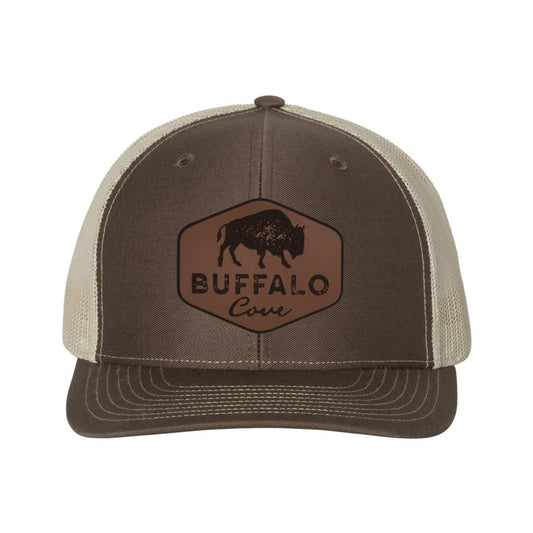 Buffalo Cove Leather Patch Cap